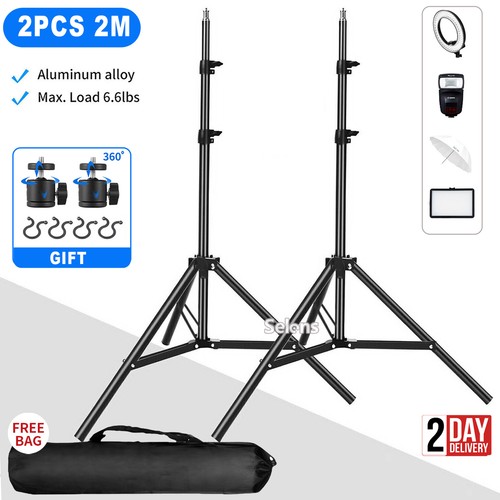 2pcs light stand - 2pcs,