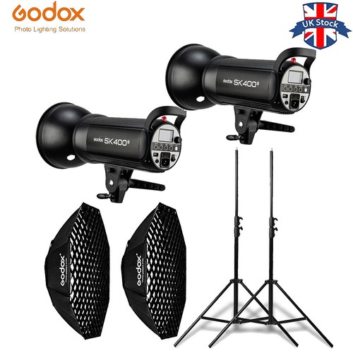 2pcs godox sk400ii studio - 2pcs,