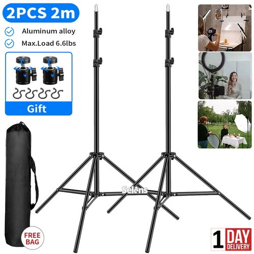 2pcs light stand 2m - 2pcs,